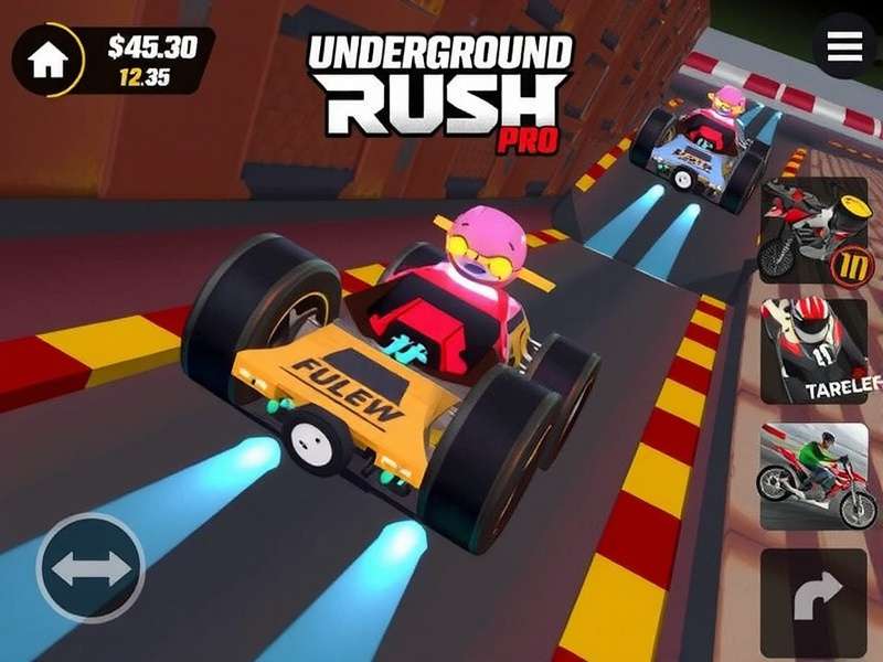 Underground Rush Pro Game Screenshot